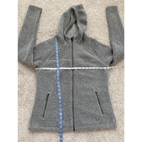 Smartwool Jacket Women’s L Gray Hudson Trail Full Zip Hoodie Sweater Wool Blend - Picture 9 of 9